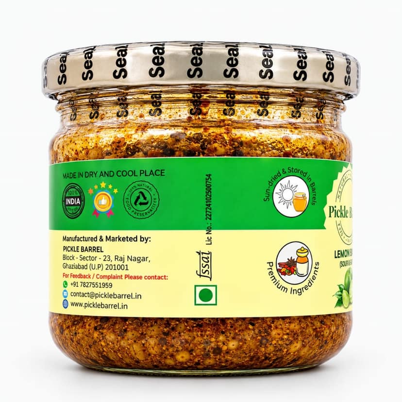 Lemon Sour n Sweet Pickle 250 Gms view 3