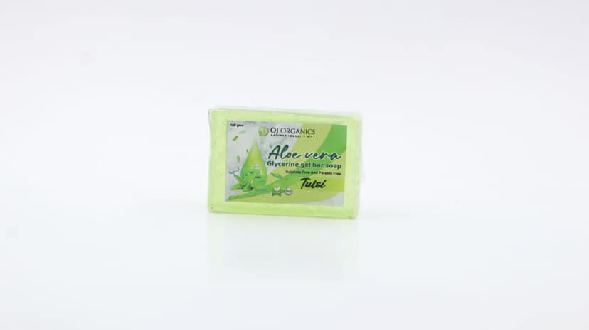 Aloevera Tulsi and Neem Soap | 100 gms view 2