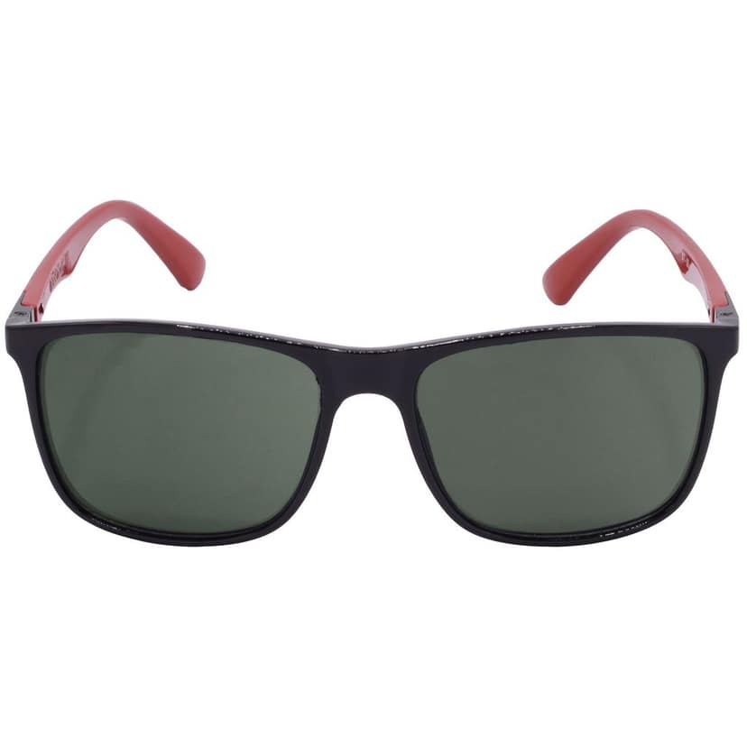 Hrinkar Green Rectangular Sunglasses Brands Black, Red Frame Goggles for Men & Women - HRS-BT-08-BK-RD-GRN view 2