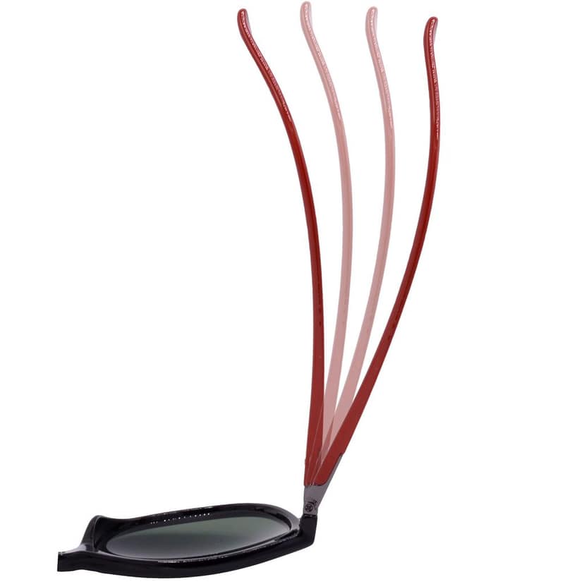 Hrinkar Green Rectangular Sunglasses Brands Black, Red Frame Goggles for Men & Women - HRS-BT-08-BK-RD-GRN view 4