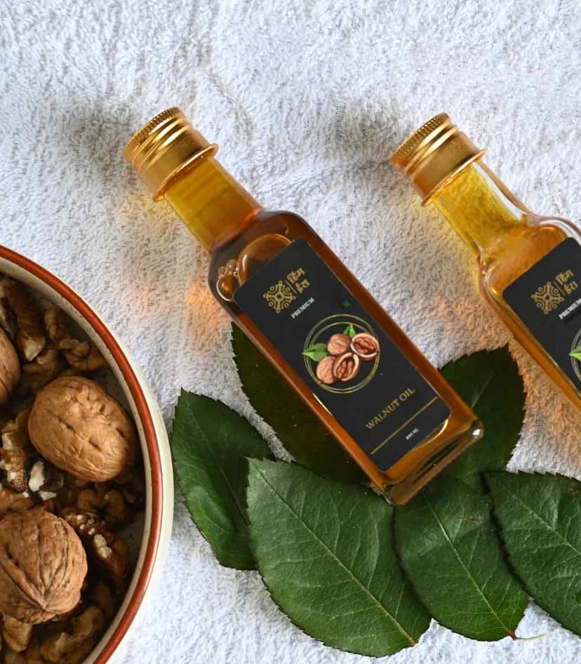 Walnut Oil – Himalayan Cold-Pressed Pure Akhrot Ka Tel | 100ml