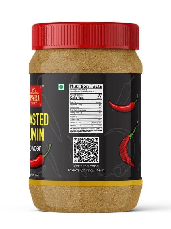 Pari Roasted Cumin Seeds Powder/Bhuna Jeera Powder | ???? ??? ???? ????? | Indian Spice Masala | Zero Additives And Preservatives | 100% pure & natural | Easy to Cook | (Pack of 1 x 1000g) view 4