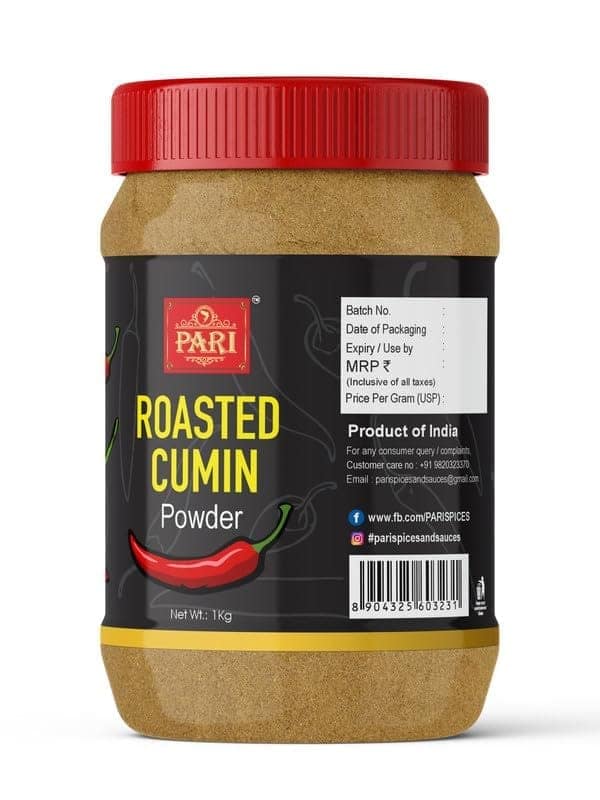 Pari Roasted Cumin Seeds Powder/Bhuna Jeera Powder | ???? ??? ???? ????? | Indian Spice Masala | Zero Additives And Preservatives | 100% pure & natural | Easy to Cook | (Pack of 1 x 1000g) view 5