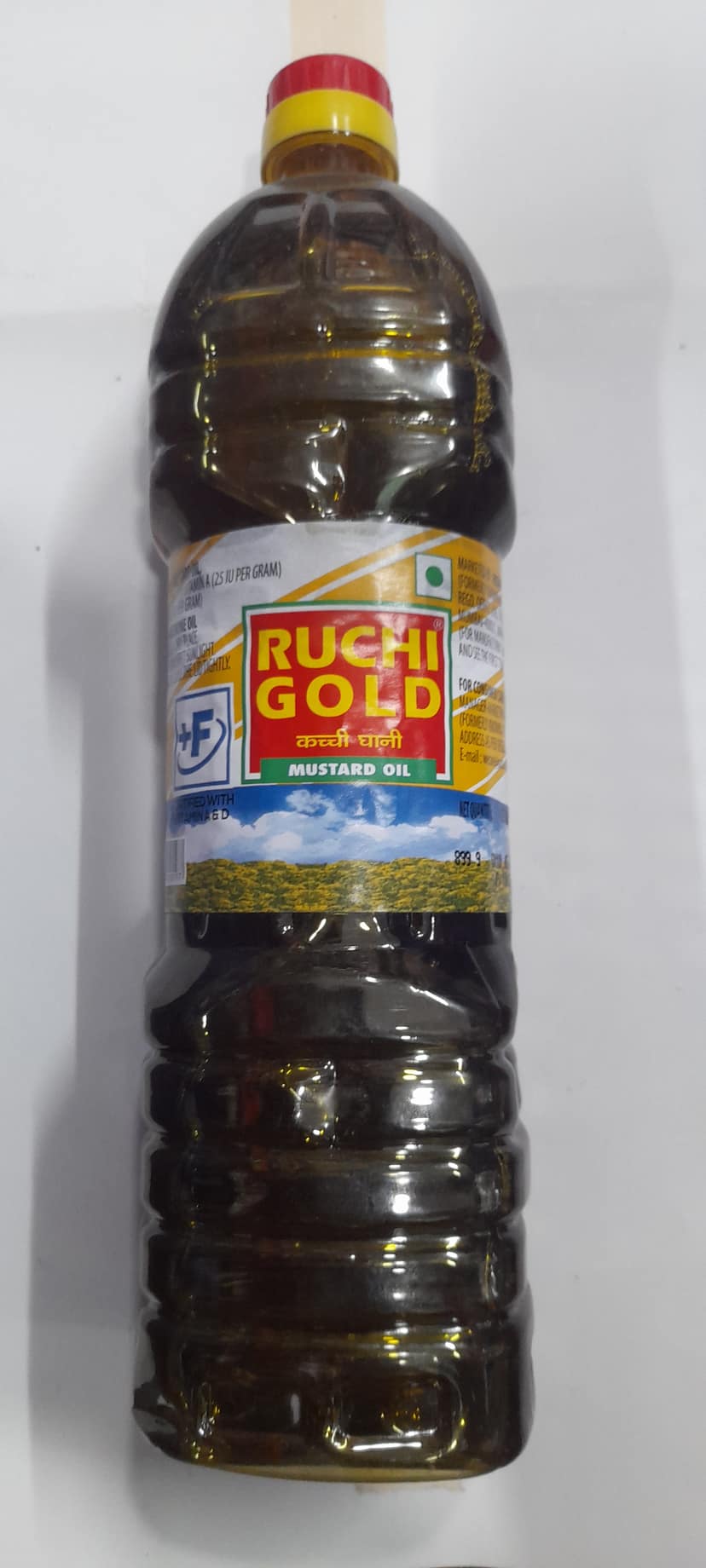 Ruchi gold mustard oil bottle