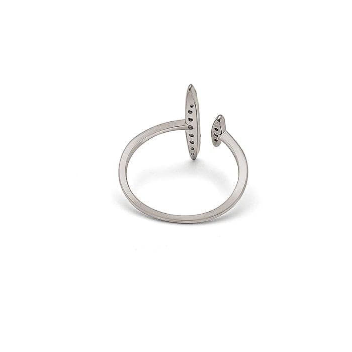 Silver Roman Abstract Ring view 6