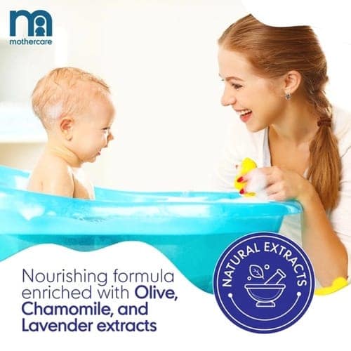 Mothercare Baby Top to Toe Wash (300ml) | Gentle Hair & Body Wash for Newborns | Mild & Dermatologically Tested Baby Cleanser view 2
