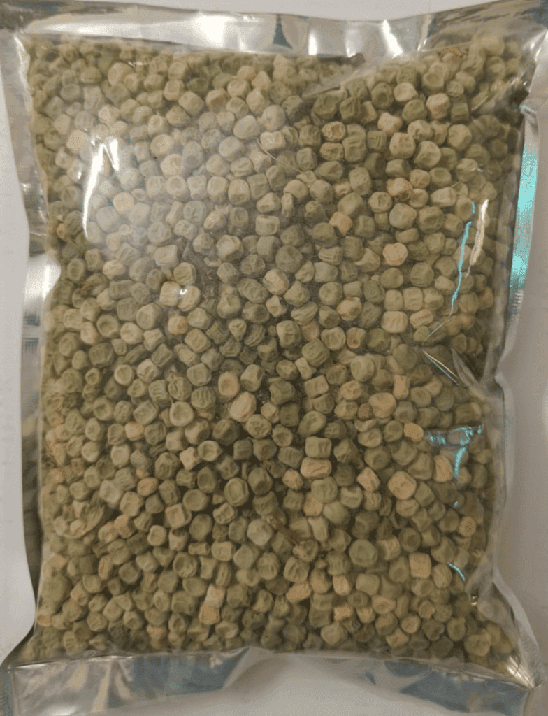 Behichak Dried Matar (Dried Green Peas) view 2