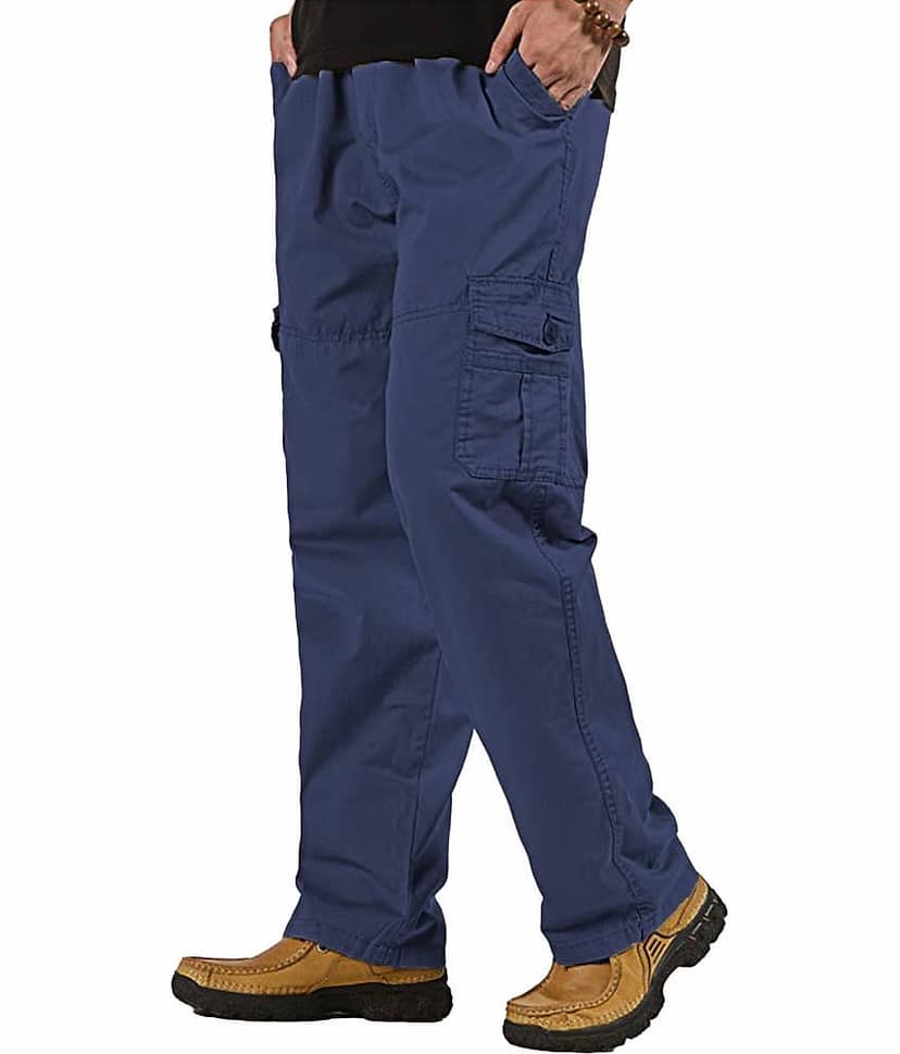 Reoutlook Regular Flat Men's Cargos - Gold ( Pack of 1 )
