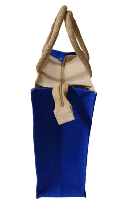 Jute Tote Bag with Elephant Motif - Stylish & Eco-Friendly view 4