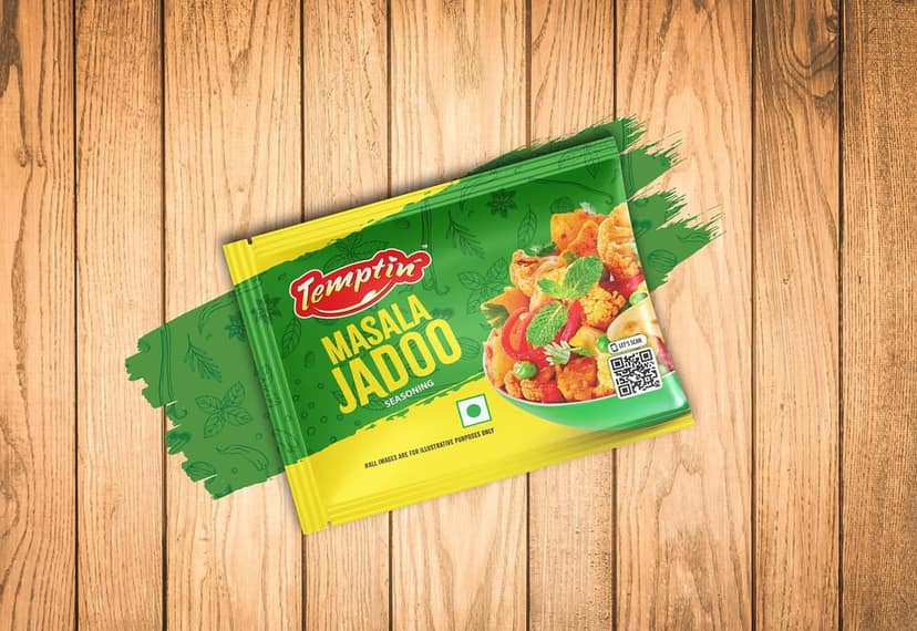 Temptin Masala Jadoo Seasoning | 7g x 40 Pack | Sachet pack | 280gm | Spice Blend for Enhancing Dish Flavor view 4