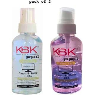 (Pack of 2) Morex Screen Cleaner Gel 100ml Non-Alcoholic for LCD, Laptop, TV & CD/DV