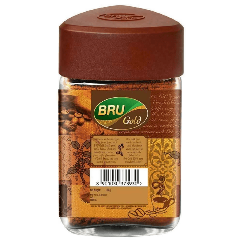 Bru Gold Instant Coffee Powder Jar 100 Gms view 4