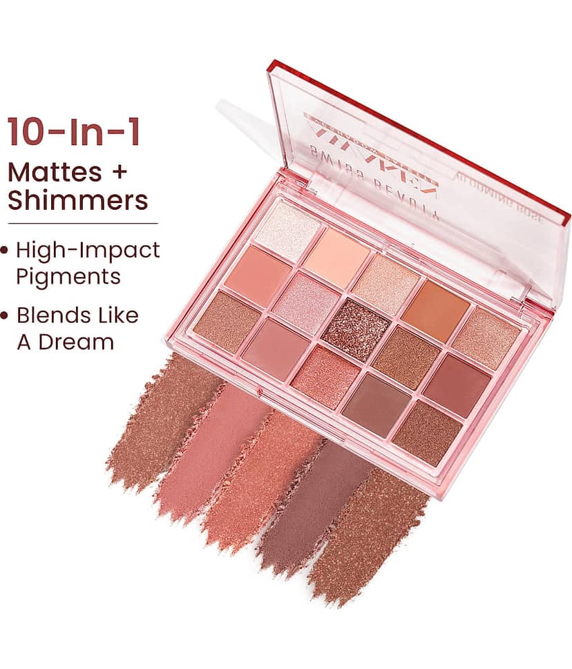 Swiss Beauty Awaken Eyeshadow Palette | Matte + Shimmer Finish - 11g, Brewed Morning