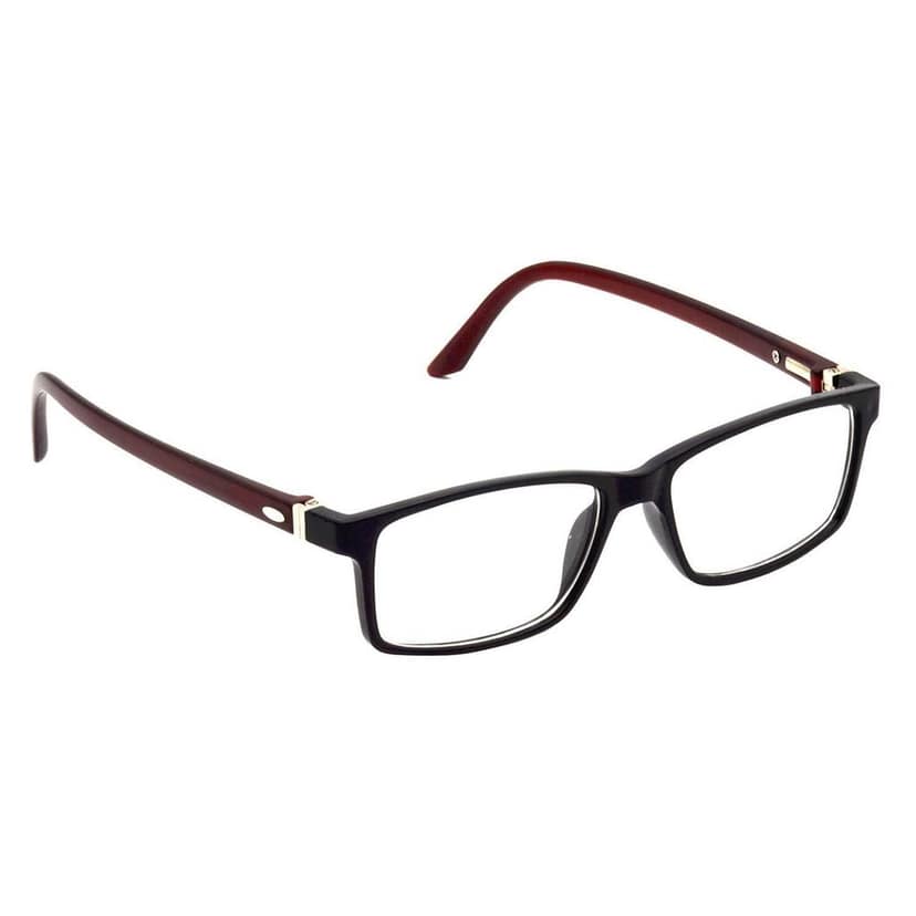 Hrinkar Blue Light Blocking Zero Power Computer Glasses for Eye Protection with Blue Cut Lenses for Men & Women | Brown and Black | HBCT-FRM-BK-BWN-17 view 2