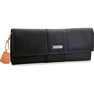 arpera Sofia Leather Travel Jewellery organiser case C11551-1 Black view 2