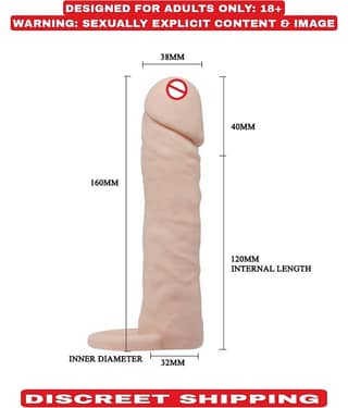 Kamahouse Bigboy Skin Reusable Panis Sleeve For Men || Mind Blowing Con-dom For Crazy Lovers