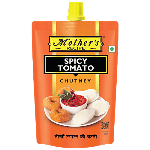 Mother's Recipe Spicy Tomato Chutney - Adds Flavour, 200 g Pouch