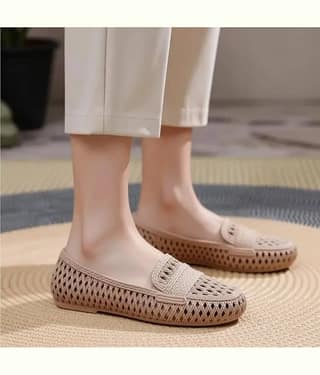 Monoction Beige Women's Slide