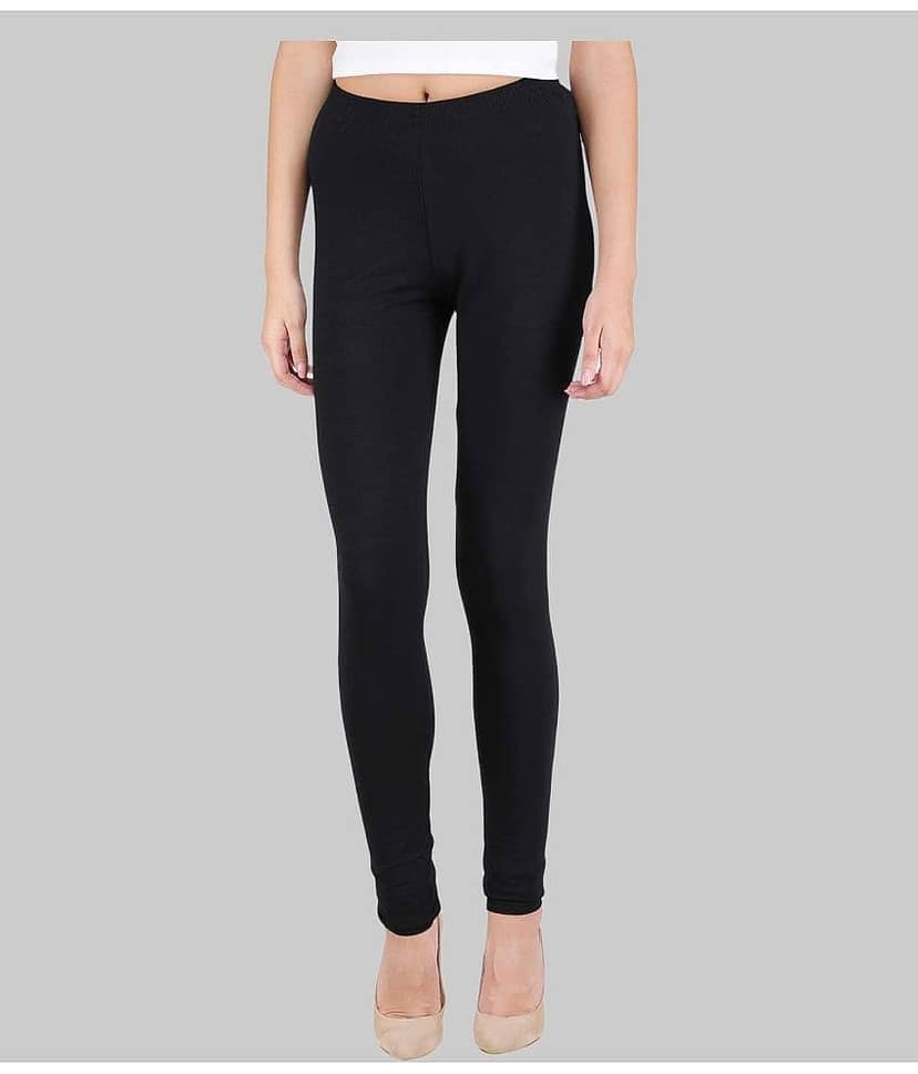 FnMe - Multicolor Cotton Women's Leggings ( Pack of 3 ) view 2