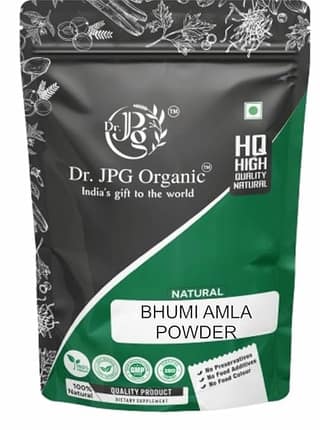 Dr. JPG Organic Herbals Bhumi Amla Powder 200g Phyllanthus Niruri ISO & GMP Certified