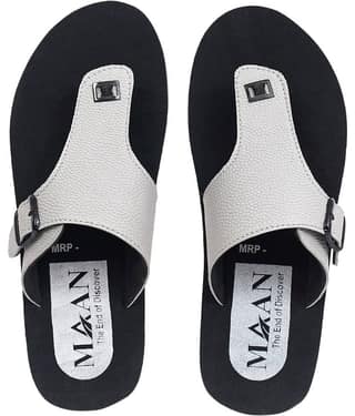 MAAN Grey Men's Thong Flip Flop