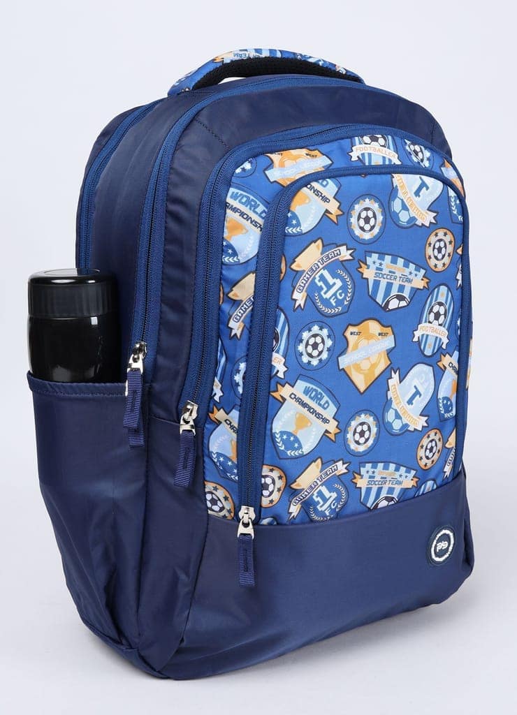 PB Pearlbags DOLLAR 18L Printed Casual Backpack,3 Compartment,Premium Fabric,Water Resistant Anti Theft,School & College Bag for Boys and Girls,Office & Travel Bag for Men and Women,45X30X13 Cms view 2