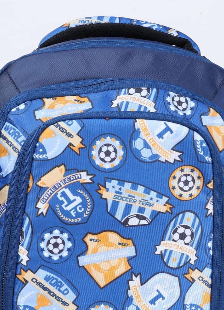 PB Pearlbags DOLLAR 18L Printed Casual Backpack,3 Compartment,Premium Fabric,Water Resistant Anti Theft,School & College Bag for Boys and Girls,Office & Travel Bag for Men and Women,45X30X13 Cms view 5