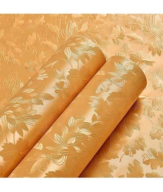 KAAF Floral Wallpaper ( 40 x 250 ) cm ( Pack of 1 )