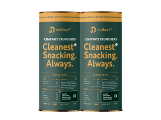 Chatpate Crunchers | Pack of 2| Handmade and Baked|Protein Rich| Clean Guilt free Snacks | Power of 5 Seeds| Goodness of Besan and Spices | No Maida | No Palm Oil| No Preservatives |100 grams in each box| Protien Rich