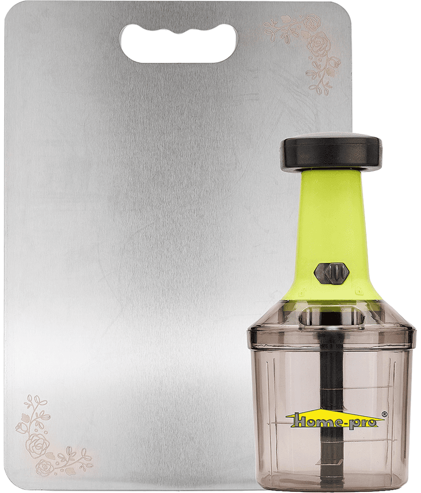 HomePro - Multicolor Plastic Mannual Chopper 1000 ml ( Pack of 2 )