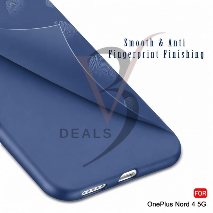 V3Deals Compatible OnePlus Nord 4 5G Matte Silicone Back Cover Matte silicone back cover with raised camera & screen edges for enhanced protection against drops, scratches and dust. view 4