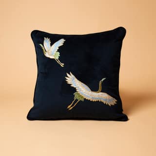 Chann Studio - Grus Navy Velvet Cushion Covers