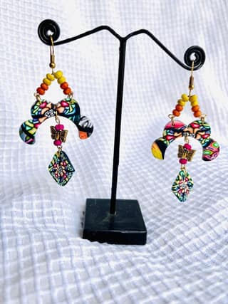NOMO handcrafted clay earrings