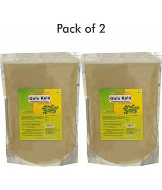 Herbal Hills Gotu Kola Powder 1 Kg Pack of 2