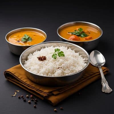 Plain Rice - Rasam