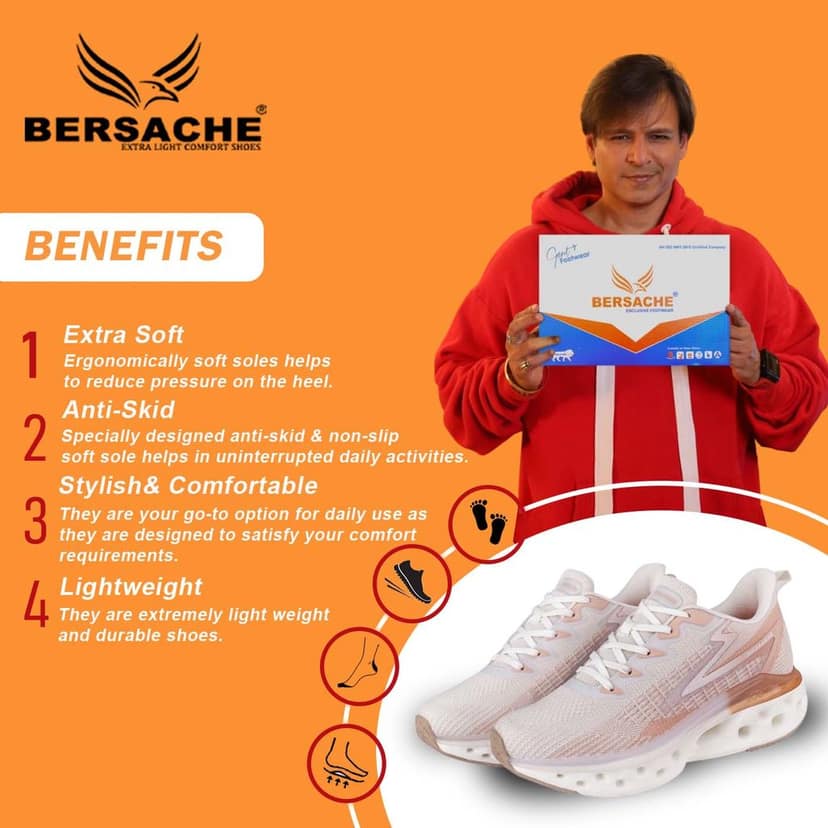 Bersache Premium Sports ,walking,Gym,cricket, Trending Running Shoes For Men's view 2