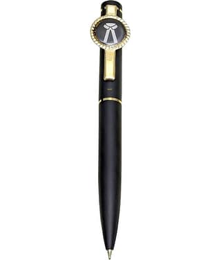 UJJi Brass Material Advocate Logo Black Ball Pen