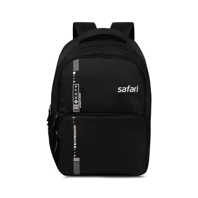Quill Large Laptop Backpack 26 Ltrs Water Resistant Fabric - Black