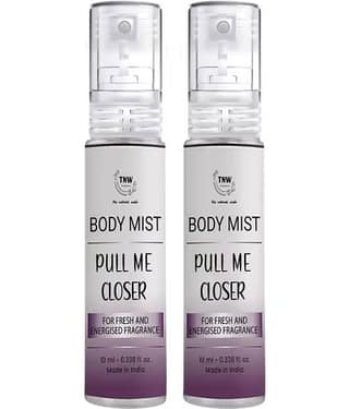 TNW - The Natural Wash Pull Me Closer Body Mist For Men & Women, 10ml Each (Pack of 2)