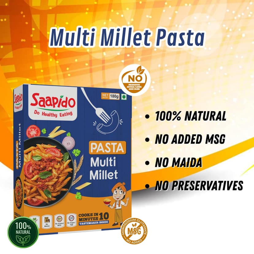 Multi Millet Pasta-180 g view 3