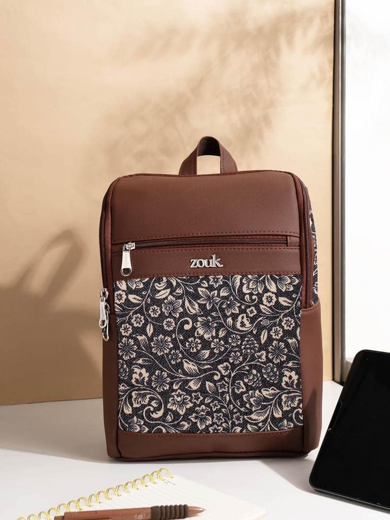 Amalia Daypack |Padded Tablet Compartment | Adjustable Straps | Water-Resistant | Men and Women | Daily Use | Lightweight |Smart & Compact |Comfortable & Stylish view 2