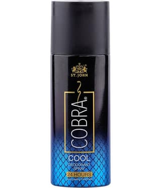 ST.JOHN Cobra Limited Edition Cool Long lasting Deodorant Spray for Men 150ml - Pack of 1