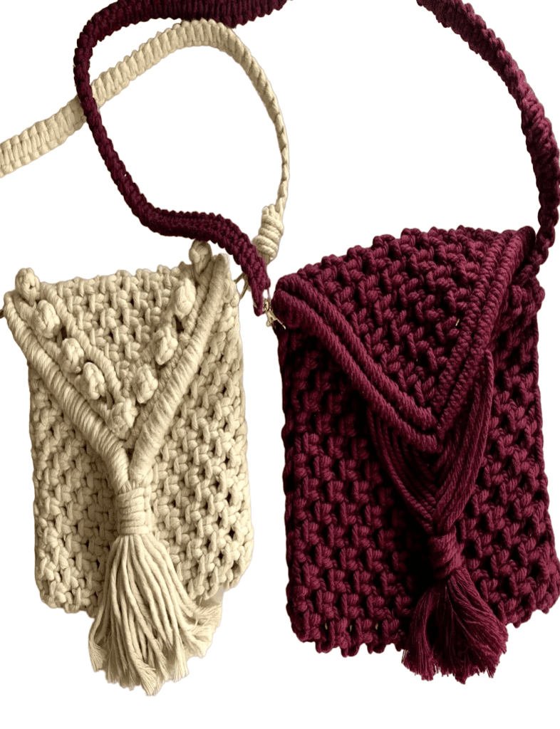 Nirjhari Crafts Handmade Macramé Sling Purse (Pack of 1) view 2