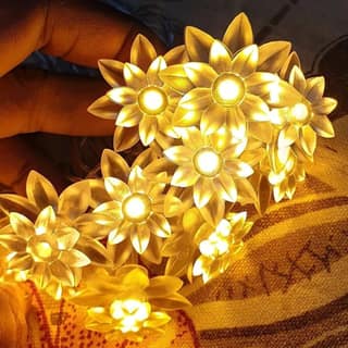 GLOWSERIE Louts flower-Style LED Fairy Lights – Cozy Ambient Decor