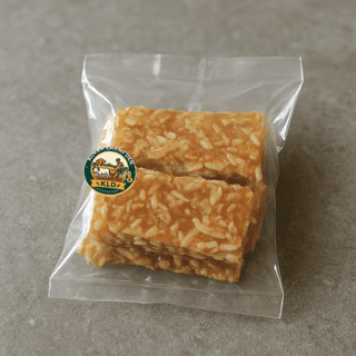 Korra Laxmi Den's coconut chikki