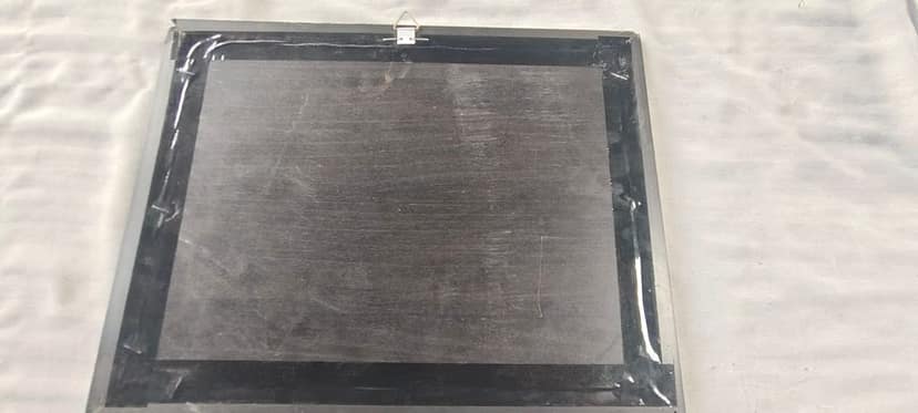 Black Wooden Photo Frame with Glass, 8x10 Inch