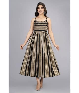 Smien - Blue Rayon Women's Fit & Flare Dress ( Pack of 1 )