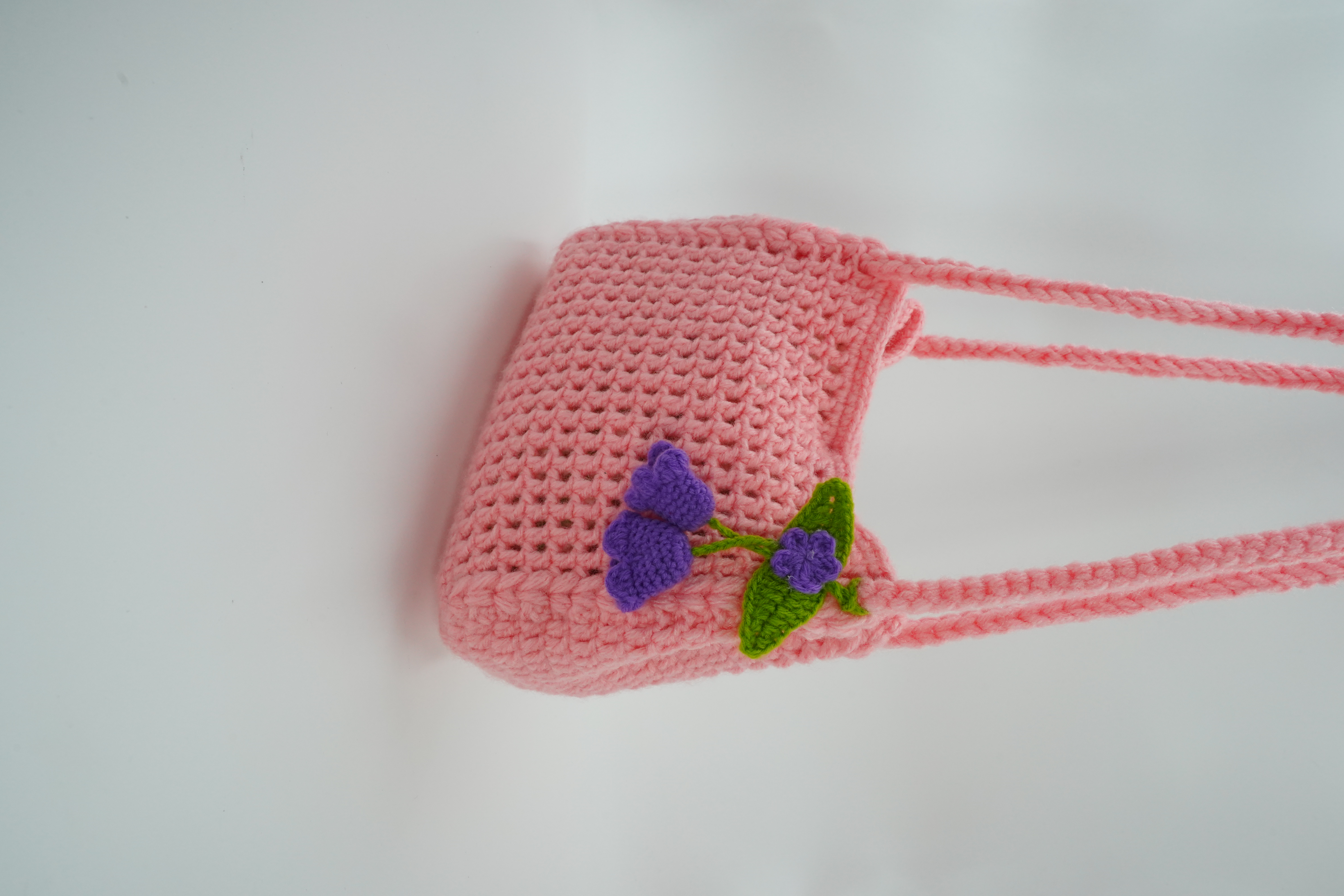 Handmade Crochet Handbag for Women with Stylish Design view 2