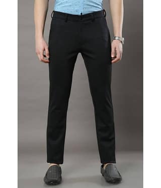 Cool Colors Black Slim Chinos ( Pack of 1 )