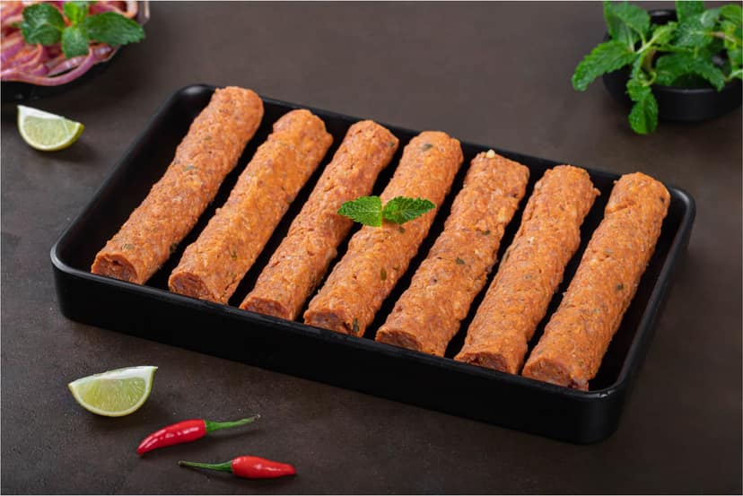 Gigg's Meat Mutton Seekh Kebab, 500 gm